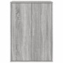 Aparador de madera de ingeniería gris Sonoma 60x31x84 cm