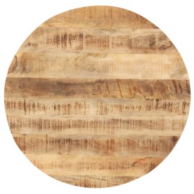 Superficie de mesa redonda madera maciza de mango 