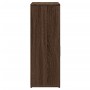 Aparador madera de ingeniería roble marrón 60x30x84 cm