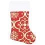 Luxuriöser Weihnachtsbaumrock mit roter Stoffsocke, 90 cm von vidaXL, Weihnachtsbaum-Fußsack - Ref: Foro24-330275, Preis: 16,...