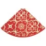 Luxuriöser Weihnachtsbaumrock mit roter Stoffsocke, 90 cm von vidaXL, Weihnachtsbaum-Fußsack - Ref: Foro24-330275, Preis: 16,...