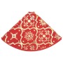 Luxuriöser Weihnachtsbaumrock mit roter Stoffsocke, 90 cm von vidaXL, Weihnachtsbaum-Fußsack - Ref: Foro24-330275, Preis: 16,...