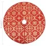 Luxuriöser Weihnachtsbaumrock mit roter Stoffsocke, 90 cm von vidaXL, Weihnachtsbaum-Fußsack - Ref: Foro24-330275, Preis: 16,...