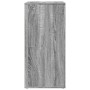 Aparador de madera de ingeniería gris Sonoma 79x38x80 cm