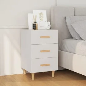 Nachttisch aus Holzwerkstoff weiß 40x40x66 cm von vidaXL, Nachttische - Ref: Foro24-812078, Preis: 57,39 €, Rabatt: %