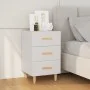 Nachttisch aus Holzwerkstoff weiß 40x40x66 cm von vidaXL, Nachttische - Ref: Foro24-812078, Preis: 57,29 €, Rabatt: %