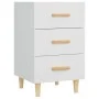 Nachttisch aus Holzwerkstoff weiß 40x40x66 cm von vidaXL, Nachttische - Ref: Foro24-812078, Preis: 57,29 €, Rabatt: %