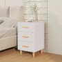 Nachttisch aus Holzwerkstoff weiß 40x40x66 cm von vidaXL, Nachttische - Ref: Foro24-812078, Preis: 57,98 €, Rabatt: %