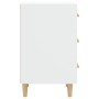 Nachttisch aus Holzwerkstoff weiß 40x40x66 cm von vidaXL, Nachttische - Ref: Foro24-812078, Preis: 57,98 €, Rabatt: %