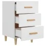 Nachttisch aus Holzwerkstoff weiß 40x40x66 cm von vidaXL, Nachttische - Ref: Foro24-812078, Preis: 57,29 €, Rabatt: %