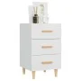 Nachttisch aus Holzwerkstoff weiß 40x40x66 cm von vidaXL, Nachttische - Ref: Foro24-812078, Preis: 57,29 €, Rabatt: %
