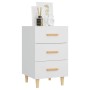 Nachttisch aus Holzwerkstoff weiß 40x40x66 cm von vidaXL, Nachttische - Ref: Foro24-812078, Preis: 57,98 €, Rabatt: %