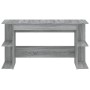 Escritorio madera de ingeniería gris Sonoma 140x50x75 cm