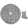 Luxury Christmas Tree Skirt with Stocking Gray Fabric 122cm by vidaXL, Christmas tree footmuff - Ref: Foro24-330282, Price: 1...