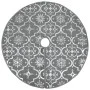 Luxury Christmas Tree Skirt with Stocking Gray Fabric 122cm by vidaXL, Christmas tree footmuff - Ref: Foro24-330282, Price: 1...