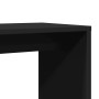 Mesa auxiliar de madera contrachapada negro 50x30x50 cm en Mesas auxiliares | Comprar online en Foro24