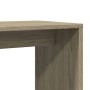 Mesa auxiliar de madera contrachapada color roble 50x30x50 cm en Mesas auxiliares | Comprar online en Foro24