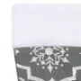 Luxury Christmas Tree Skirt with Stocking Gray Fabric 122cm by vidaXL, Christmas tree footmuff - Ref: Foro24-330282, Price: 1...