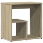 Mesa auxiliar 2 uds madera ingeniería roble Sonoma 50x30x50 cm en Mesas auxiliares | Comprar online en Foro24