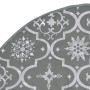 Falda del árbol de Navidad de lujo con calcetín tela gris 150cm