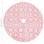 Luxury Christmas Tree Skirt with Stocking Pink Fabric 90cm by vidaXL, Christmas tree footmuff - Ref: Foro24-330284, Price: 13...