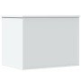 Caja de almacenaje madera de ingeniería blanca 60x42x46 cm