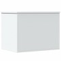 Caja de almacenaje madera de ingeniería blanca 60x42x46 cm