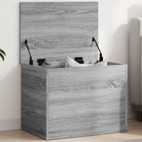 Caja de almacenaje madera de ingeniería gris Sonoma 60x42x46 cm en Baúles de almacenamiento | Comprar online en Foro24