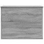 Caja de almacenaje madera de ingeniería gris Sonoma 60x42x46 cm