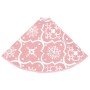 Luxury Christmas Tree Skirt with Stocking Pink Fabric 150cm by vidaXL, Christmas tree footmuff - Ref: Foro24-330286, Price: 1...
