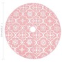 Falda del árbol de Navidad de lujo con calcetín tela rosa 150cm de vidaXL, Cubrepié del árbol de Navidad - Ref: Foro24-330286...