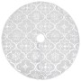 Luxury Christmas Tree Skirt and Stocking White Fabric 122cm by vidaXL, Christmas tree footmuff - Ref: Foro24-330288, Price: 1...