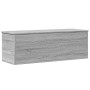 Caja de almacenaje madera ingeniería gris Sonoma 102x35x35 cm en Baúles de almacenamiento | Comprar online en Foro24