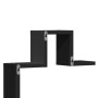 Estantería de pared madera de ingeniería negro 104,5x10x43 cm en Estantes y estanterías | Comprar online en Foro24