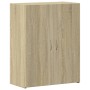 Armario archivador madera ingeniería roble Sonoma 60x32x77,5 cm