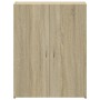 Armario archivador madera ingeniería roble Sonoma 60x32x77,5 cm