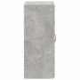 Armario archivador madera ingeniería gris hormigón 60x32x77,5cm