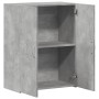Armario archivador madera ingeniería gris hormigón 60x32x77,5cm