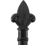 Double gate for fence with spearheads 400x200 cm by vidaXL, garden gates - Ref: Foro24-145740, Price: 223,20 €, Discount: %