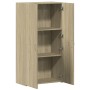 Armario archivador madera ingeniería roble Sonoma 60x32x115 cm