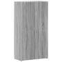 Armario archivador madera ingeniería gris Sonoma 60x32x115 cm