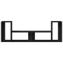 Muebles para TV 2 uds madera de ingeniería negro 75x30x50 cm
