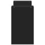 Muebles para TV 2 uds madera de ingeniería negro 75x30x50 cm