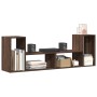Muebles de TV 2 uds madera ingeniería roble marrón 75x30x50 cm