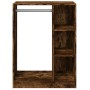 Armario de madera de ingeniería roble ahumado 77x48x102 cm en Organizadores de vestidores y perchas de barra | Comprar online en