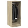 Armario de madera de ingeniería roble Sonoma 48x41x102 cm en Organizadores de vestidores y perchas de barra | Comprar online en 