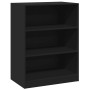 Armario de madera de ingeniería negro 77x48x102 cm en Organizadores de vestidores y perchas de barra | Comprar online en Foro24