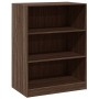 Armario de madera de ingeniería marrón roble 77x48x102 cm en Organizadores de vestidores y perchas de barra | Comprar online en 
