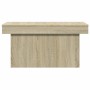 Mesa de centro madera de ingeniería roble Sonoma 80x55x40 cm