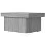 Mesa de centro madera de ingeniería gris Sonoma 80x55x40 cm en Mesas de centro | Comprar online en Foro24